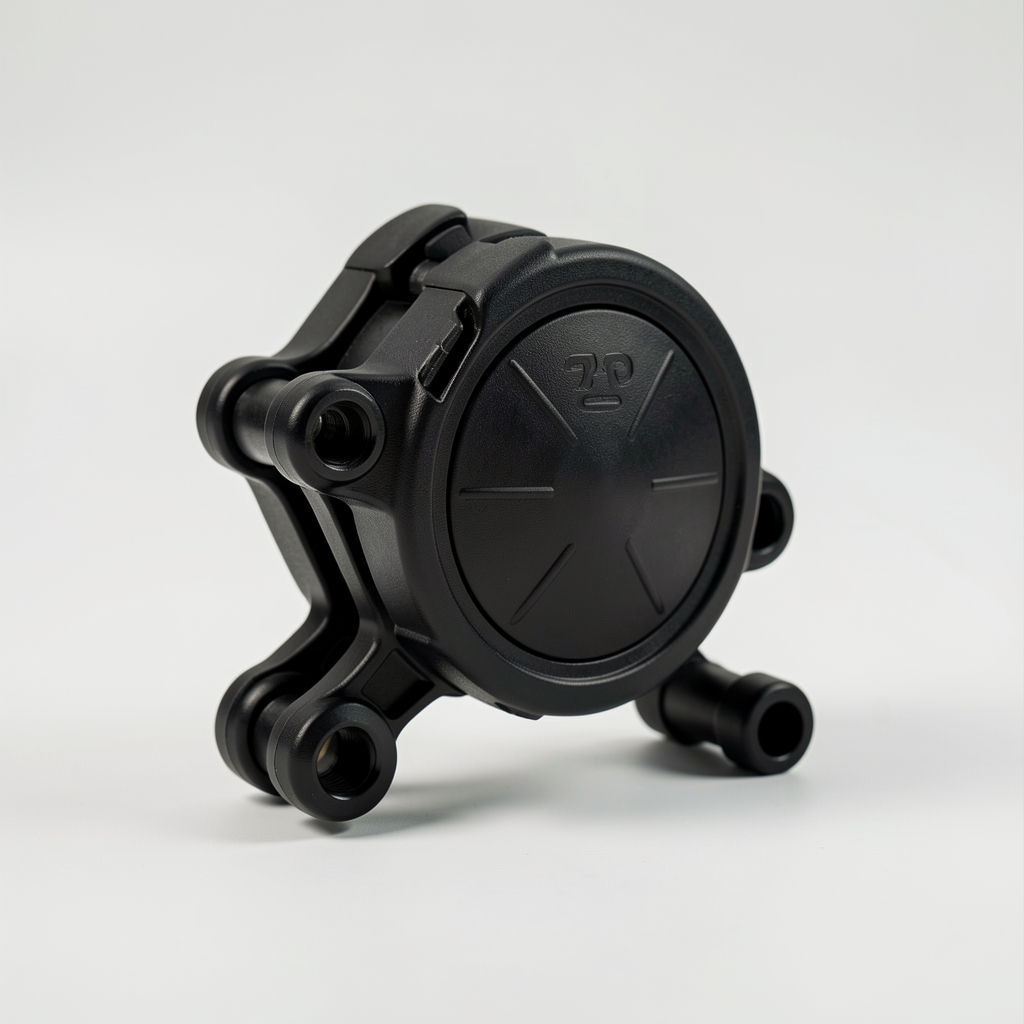Bomba manual compacta negra para bicicleta con soporte de cuadro y boquillas visibles